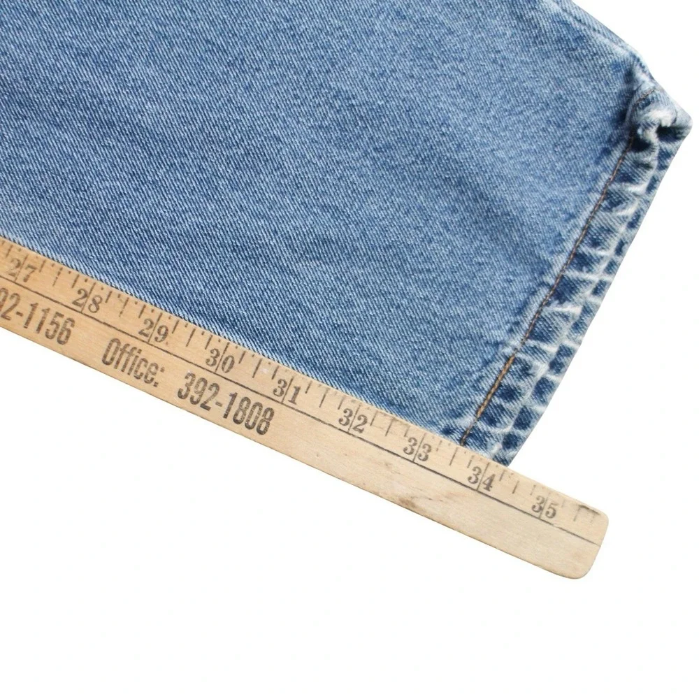 Vintage Levi's 560 Loose Fit Tapered Leg Jeans Light Wash Denim Mens 34x34